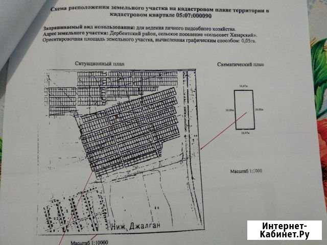 Участок ИЖС 5 сот. на продажу в Дербенте Дербент - изображение 1