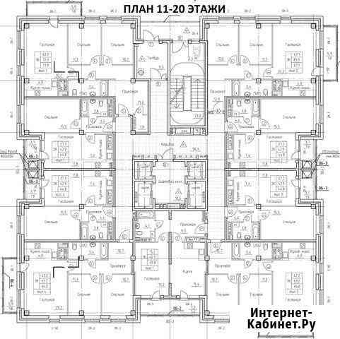 3-комнатная квартира, 67.1 м², 17/25 эт. на продажу в Красноярске Красноярск