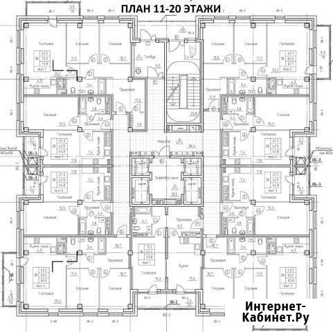 3-комнатная квартира, 67.1 м², 17/25 эт. на продажу в Красноярске Красноярск - изображение 1