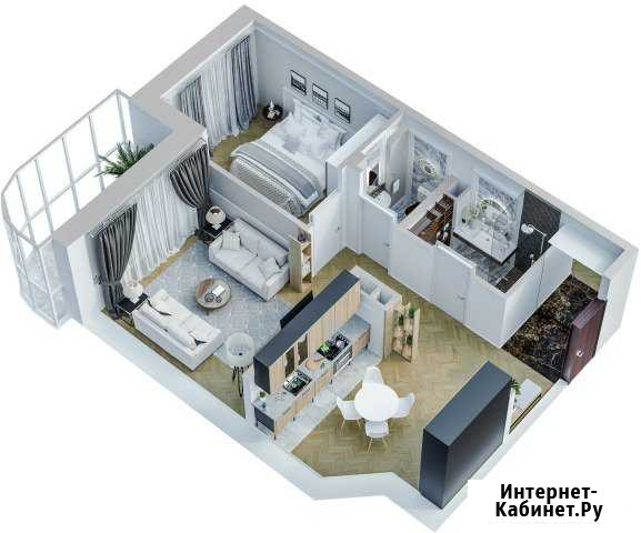 2-комнатная квартира, 70.5 м², 10/21 эт. на продажу в Маркове Маркова - изображение 1