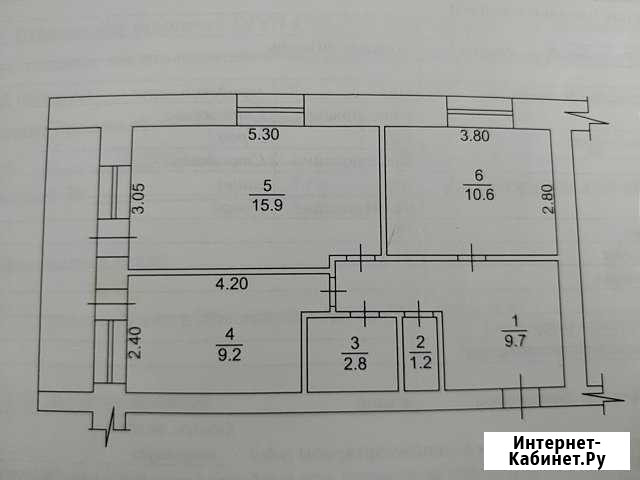 2-комнатная квартира, 53 м², 2/2 эт. на продажу в Стрежевом Стрежевой - изображение 1