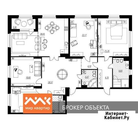 4-комнатная квартира, 190.1 м², 4/7 эт. на продажу в Санкт-Петербурге Санкт-Петербург - изображение 1