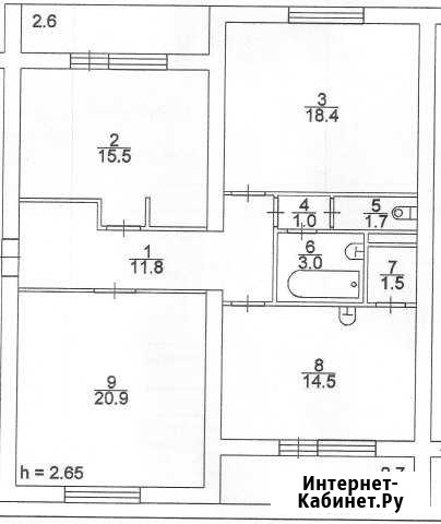3-комнатная квартира, 93.6 м², 7/9 эт. на продажу в Волгодонске Волгодонск - изображение 1