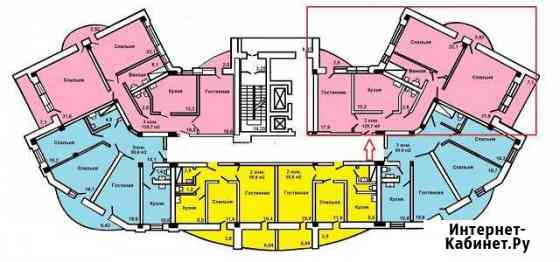 3-комнатная квартира, 126 м², 8/12 эт. на продажу в Челябинске Челябинск