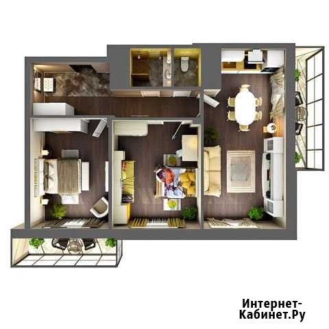 3-комнатная квартира, 85.2 м², 4/20 эт. на продажу в Казани Казань - изображение 1