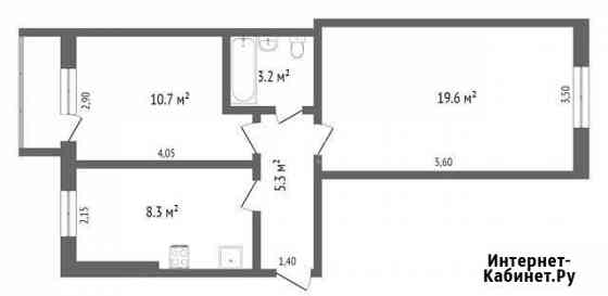 2-комнатная квартира, 49.6 м², 3/3 эт. на продажу в Ялуторовске Ялуторовск