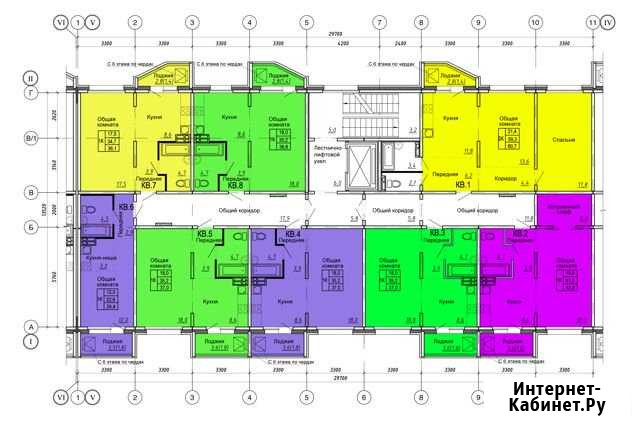 1-комнатная квартира, 42.7 м², 1/10 эт. на продажу в Барнауле Барнаул - изображение 1