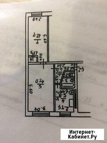 2-комнатная квартира, 43 м², 3/5 эт. на продажу в Зверево Зверево - изображение 1