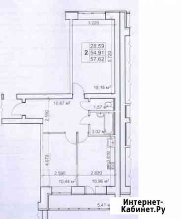 2-комнатная квартира, 57.6 м², 8/9 эт. на продажу в Нефтекамске Нефтекамск