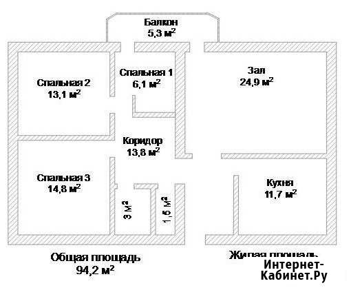 4-комнатная квартира, 95 м², 4/5 эт. на продажу в Махачкале Махачкала - изображение 1