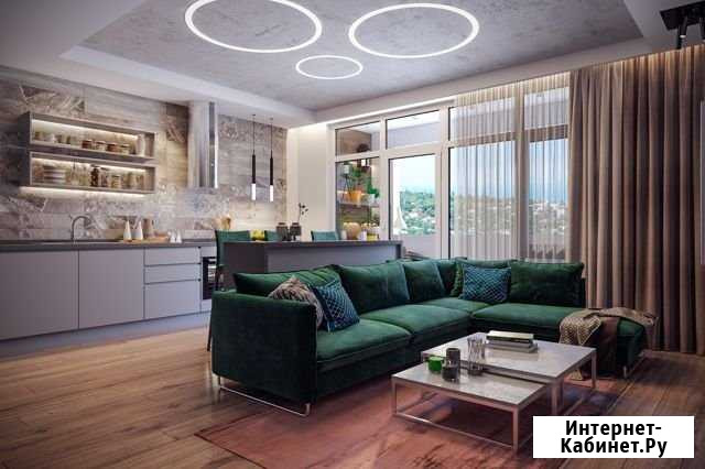 1-комнатная квартира, 48.8 м², 3/9 эт. на продажу в Ялте Ялта - изображение 1