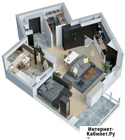 1-комнатная квартира, 48 м², 20/21 эт. на продажу в Маркове Маркова - изображение 1