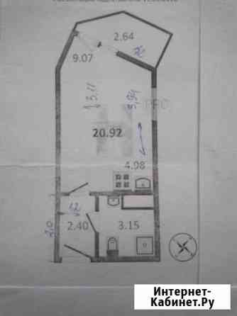 Квартира-студия, 20.9 м², 7/16 эт. на продажу во Всеволожске Всеволожск