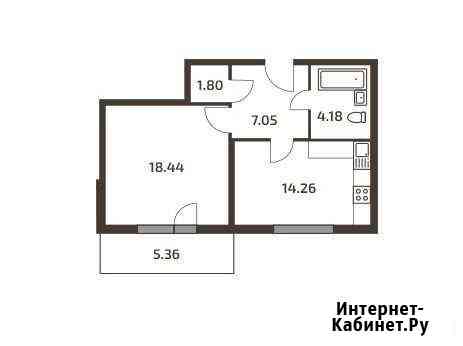 1-комнатная квартира, 47.3 м², 3/3 эт. на продажу в Токсово Токсово