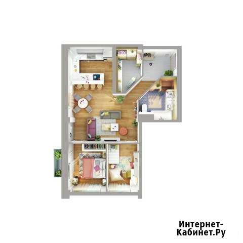 3-комнатная квартира, 84.4 м², 4/5 эт. на продажу в Петрозаводске Петрозаводск - изображение 1