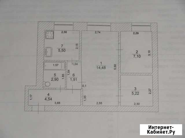 3-комнатная квартира, 43 м², 1/2 эт. на продажу в Ульяновске Ульяновск - изображение 1