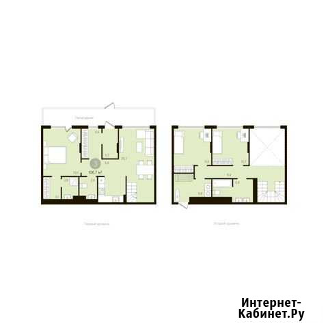 3-комнатная квартира, 106.7 м², 1/8 эт. на продажу в Тюмени Тюмень - изображение 1