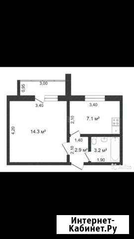 1-комнатная квартира, 30 м², 2/5 эт. на продажу в Топках Топки - изображение 1