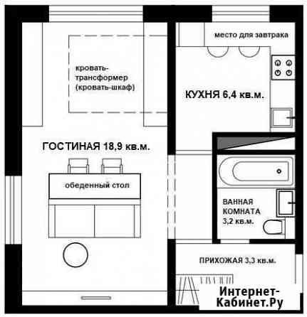 1-комнатная квартира, 31.6 м², 2/6 эт. на продажу в Магнитогорске Магнитогорск
