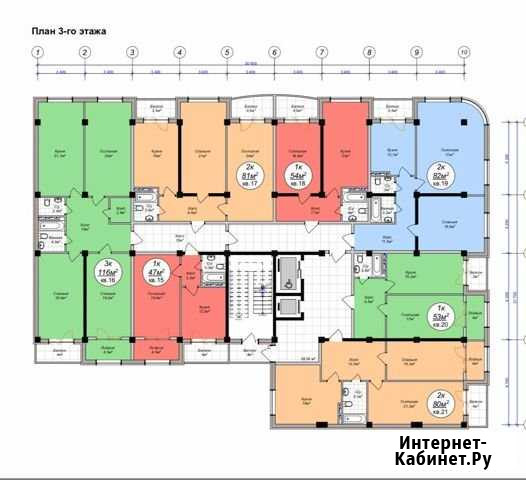 1-комнатная квартира, 48 м², 4/14 эт. на продажу в Махачкале Махачкала - изображение 1