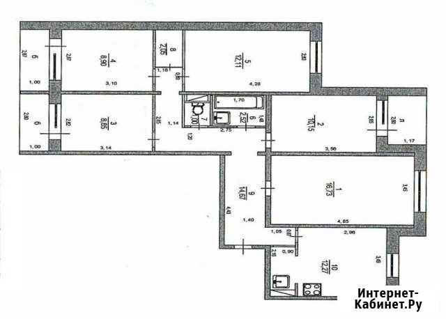 5-комнатная квартира, 92 м², 7/9 эт. на продажу в Ульяновске Ульяновск - изображение 1