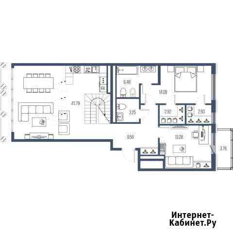4-комнатная квартира, 152.2 м², 7/8 эт. на продажу в Санкт-Петербурге Санкт-Петербург - изображение 1