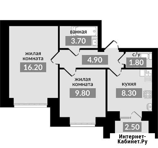 2-комнатная квартира, 46.9 м², 4/4 эт. на продажу в Михайловске Ставропольского края Михайловск - изображение 1
