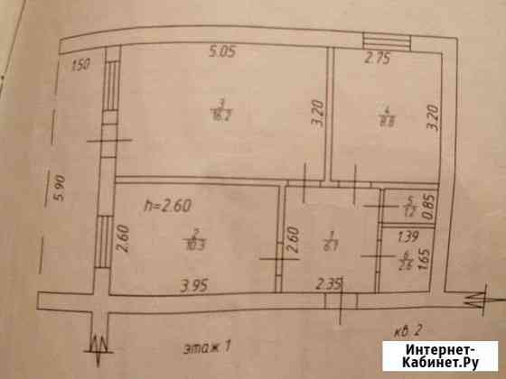 2-комнатная квартира, 452 м², 1/2 эт. на продажу в Гудермесе Гудермес