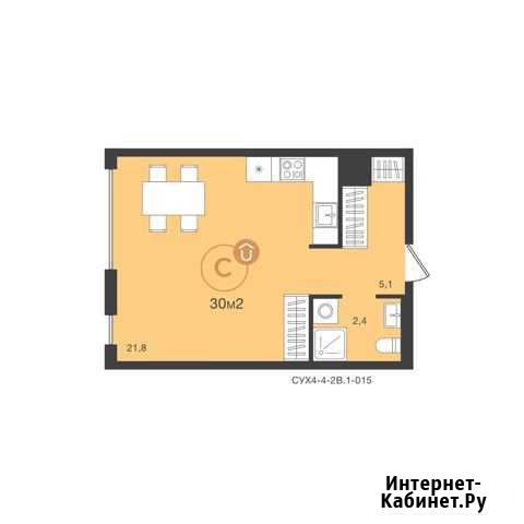 Квартира-студия, 30 м², 3/7 эт. на продажу в Екатеринбурге Екатеринбург - изображение 1