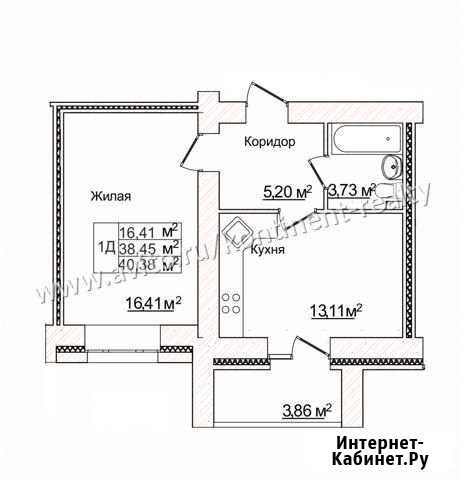 1-комнатная квартира, 40.4 м², 10/14 эт. на продажу во Владимире Владимир - изображение 1