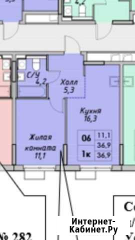 1-комнатная квартира, 36.9 м², 2/9 эт. на продажу в Красногорске Московской области Красногорск - изображение 1