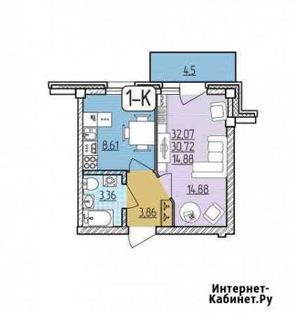 1-комнатная квартира, 32.1 м², 8/9 эт. на продажу в Улан-Удэ Улан-Удэ