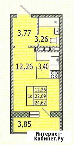 Квартира-студия, 25 м², 5/17 эт. на продажу в Оренбурге Оренбург - изображение 1