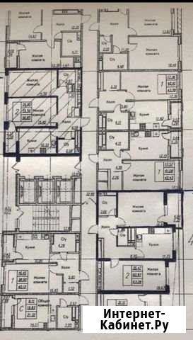 2-комнатная квартира, 57 м², 21/25 эт. на продажу в Воронеже Воронеж - изображение 1