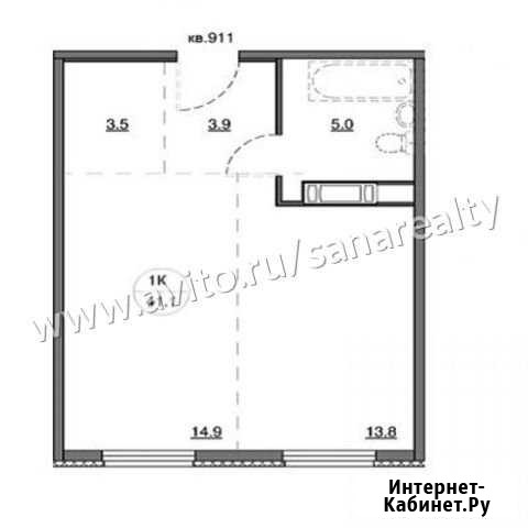 2-комнатная квартира, 41 м², 9/12 эт. на продажу в Петрозаводске Петрозаводск - изображение 1