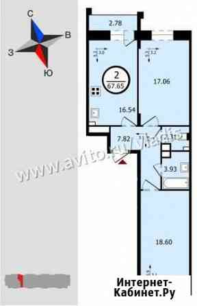 2-комнатная квартира, 67.5 м², 18/19 эт. на продажу во Владимире Владимир