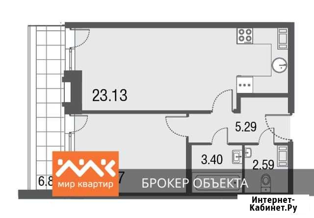 1-комнатная квартира, 47 м², 5/5 эт. на продажу в Сестрорецке Сестрорецк - изображение 1