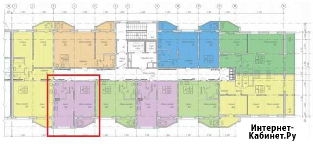 1-комнатная квартира, 42 м², 7/17 эт. на продажу в Барнауле Барнаул - изображение 1