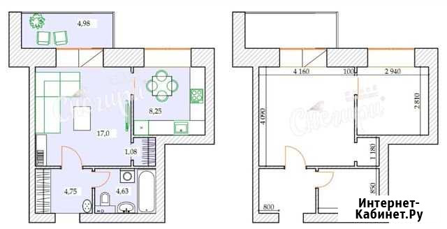 1-комнатная квартира, 35.7 м², 2/9 эт. на продажу в Северодвинске Северодвинск - изображение 1