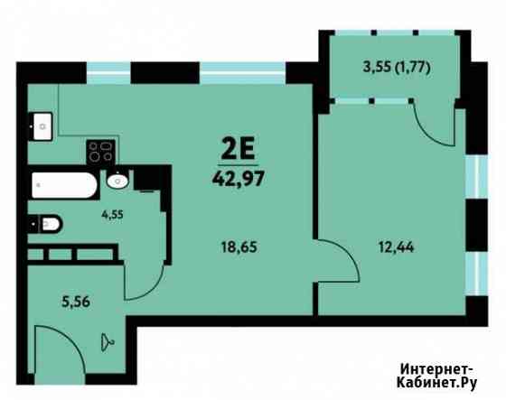 2-комнатная квартира, 43 м², 5/13 эт. на продажу в Перми Пермь