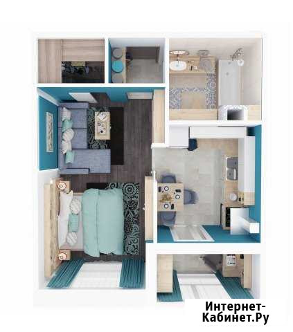 1-комнатная квартира, 39.9 м², 6/18 эт. на продажу в Иркутске Иркутск - изображение 1