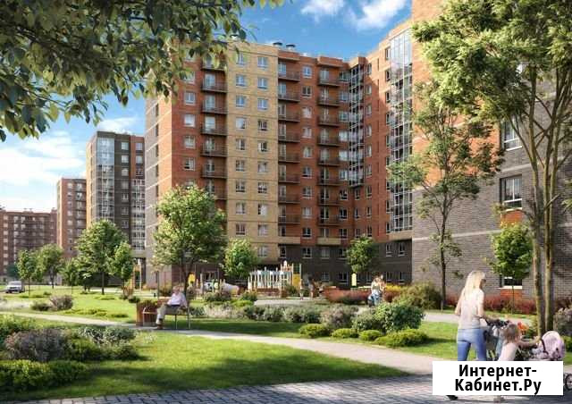 2-комнатная квартира, 49.2 м², 10/16 эт. на продажу в Колпино Колпино - изображение 1