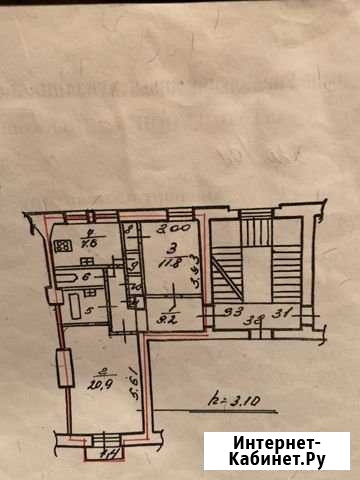 2-комнатная квартира, 56 м², 5/5 эт. на продажу в поселке Свердлова Свердлова - изображение 1