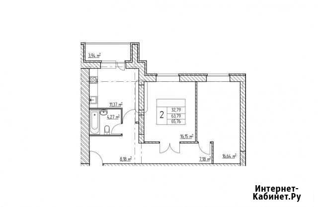 2-комнатная квартира, 67 м², 1/5 эт. на продажу в Костроме Кострома - изображение 1