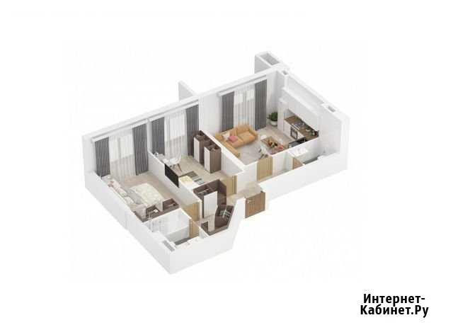 2-комнатная квартира, 65.8 м², 8/20 эт. на продажу в Краснодаре Краснодар - изображение 1