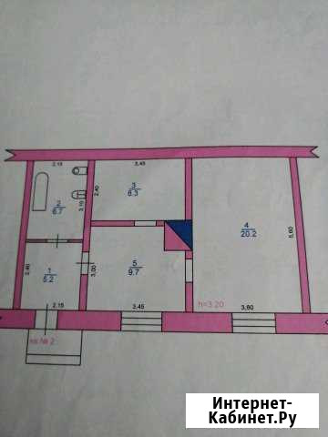 2-комнатная квартира, 50 м², 1/1 эт. на продажу в Шумихе Шумиха - изображение 1