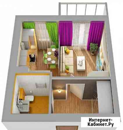 1-комнатная квартира, 28.4 м², 1/3 эт. на продажу в Казани Казань