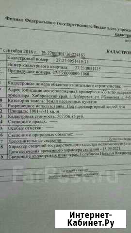 Участок ИЖС 1001 сот. на продажу в Хабаровске Хабаровск - изображение 1