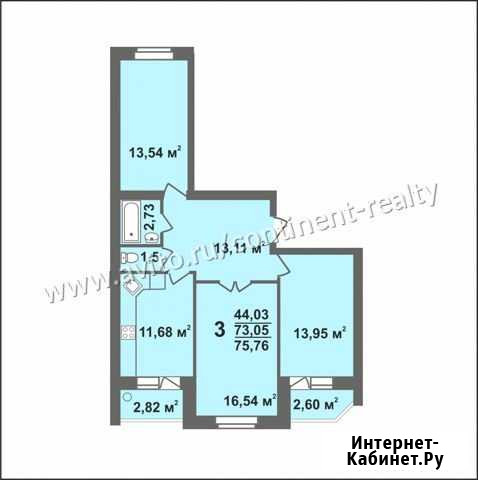 3-комнатная квартира, 75.8 м², 3/5 эт. на продажу в Коврове Ковров - изображение 1