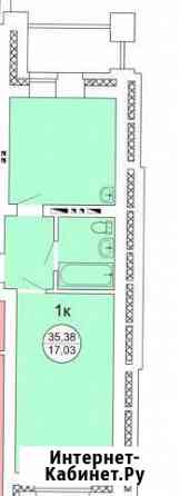 1-комнатная квартира, 37 м², 1/9 эт. на продажу в Бердске Бердск